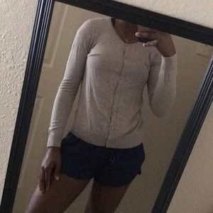 Tan cardigan